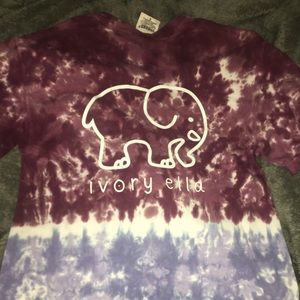 authentic Tie-dye ivory ella shirt